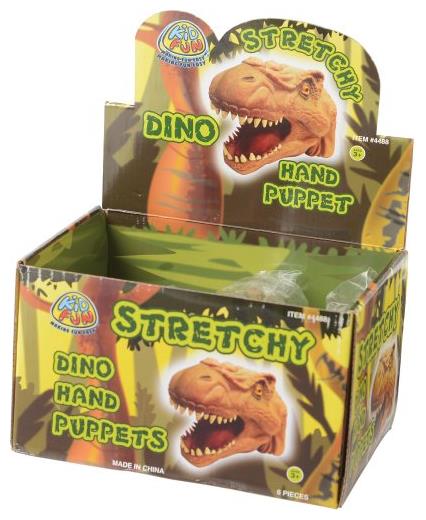 Exciting Stretchy Dino Hand Puppets Set for Kids Parties and Creative Puppet Shows