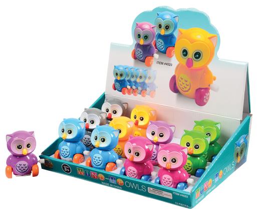Fun Wind Up Owls for Party Favors and Desktop Distraction for Kids