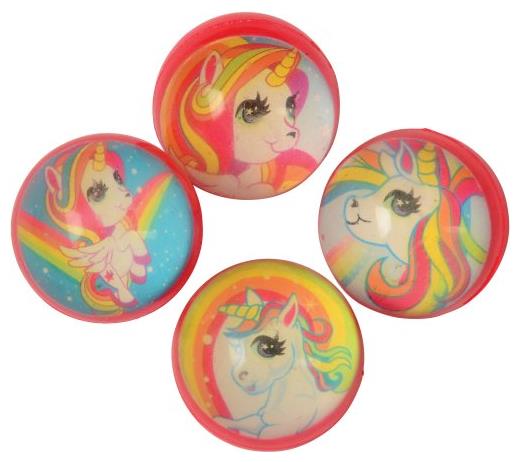 Unicorn Bounce Balls for Kids Birthday Party Favors and Fun Outdoor Activities