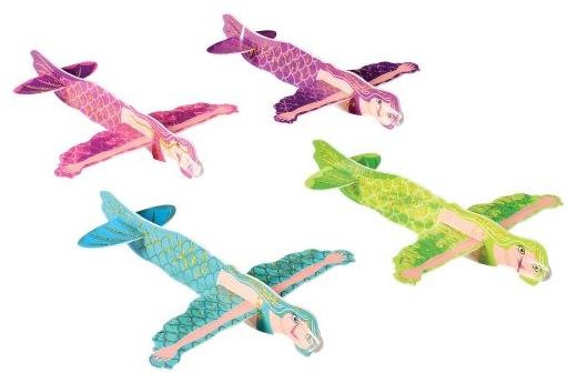 Exciting Mermaid Glitter Gliders for Party Fun Carnival Prizes and Creative Play