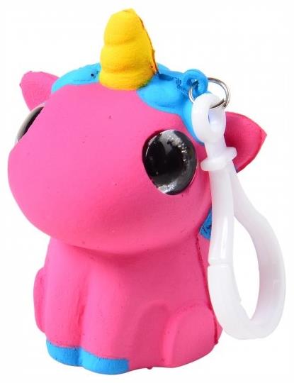 Fun Squishy Unicorn with Glitter Eyes for Gifts Party Favors and Collectible Toys