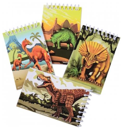 Fun Dinosaur Themed Notebooks for Party Favors School Supplies and Creative Activities