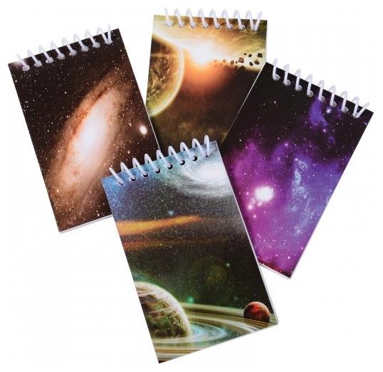 Set of 8 Space Themed Notebooks for Birthday Parties Goodie Bags and Creative Activities