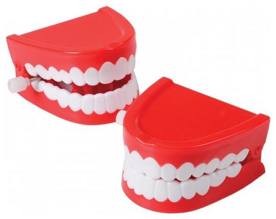 Giant Chattering Teeth Toy for Fun Party Favors and Gags for All Ages