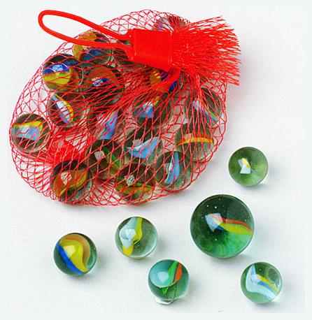 Fun and Classic Marbles Set Including 12 Units for Kids Party Games and Outdoor Play