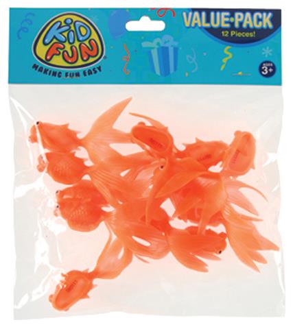 Realistic Toy Goldfish for Party Favors Decorations and Carnival Games