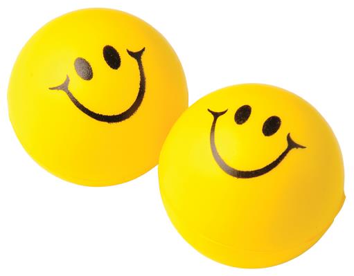 Fun Smile Squeeze Balls Set for School Parties Goody Bags Stress Relief and Carnival Prizes