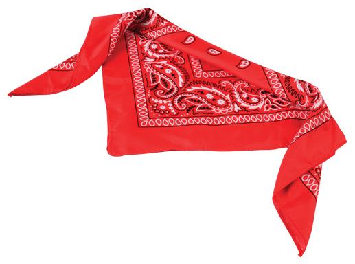 Red Bandanas Set of 12 for Costume Accessories Parties and School Spirit Events