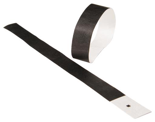 Adhesive Event Bands in Black for Effective Admission Control at Parties Events Schools and Festivals