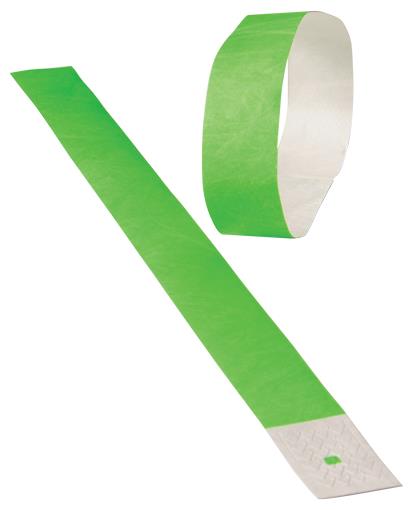 Neon Green Adhesive Event Bands for School Events Parties and Carnival Celebrations