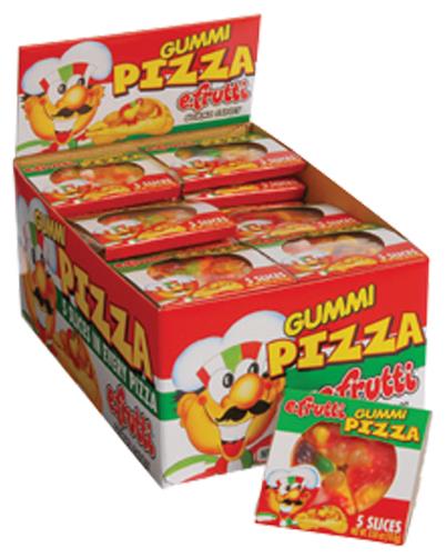 Delicious Gummy Pizza 48 Box for Birthday Parties and Halloween Treats