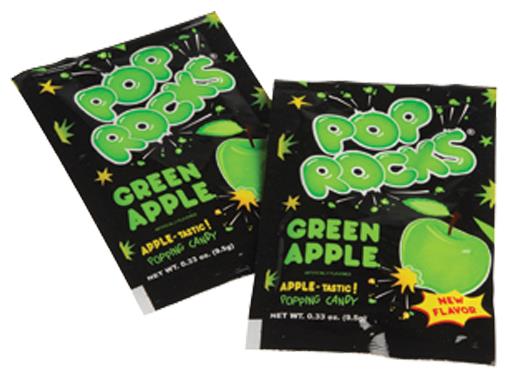 Delicious Pop Rocks Green Apple Candy for Birthday Parties and Classroom Favors