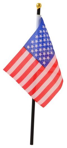 Cloth USA Flags for Patriotic Events Festivals Parades and Celebrations