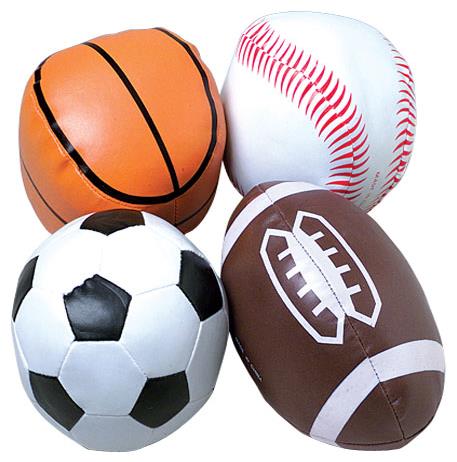 Assorted Sports Balls Set of 12 for Indoor Outdoor Games Parties and Events