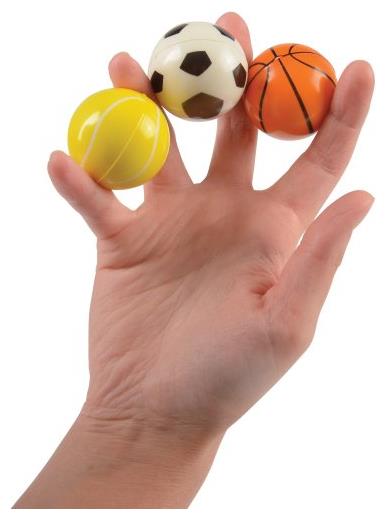 Set of 12 Lightweight Foam Sports Balls for Fun Games at Parties and Events