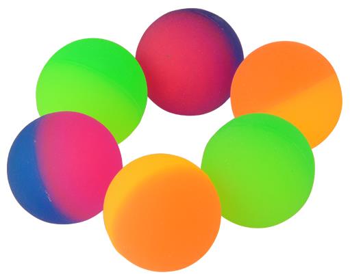 Exciting Two-Tone Bouncy Balls for Goody Bags Outdoor Events and Classroom Fun