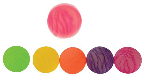 Colorful Swirl Panel Balls for Goody Bags Classroom Rewards and Outdoor Fun