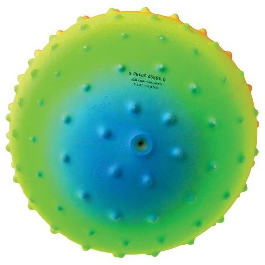 Vibrant Rainbow Knobby Ball Pack for Sensory Play and Children's Activities