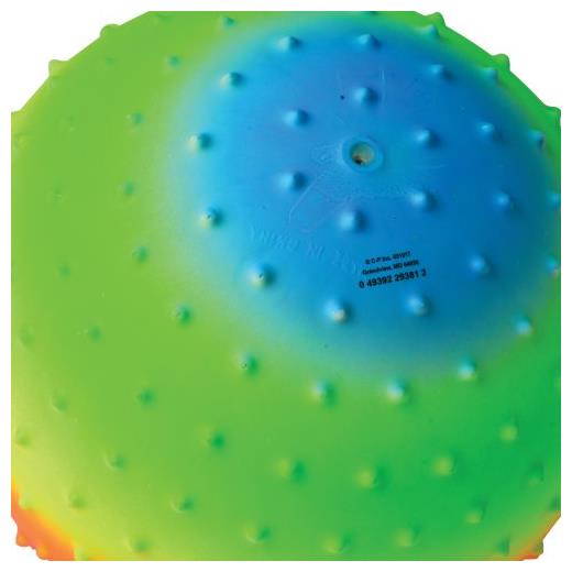 Rainbow Knobby Ball for Kids Hand-Eye Coordination Fun at Parties and Outdoor Activities