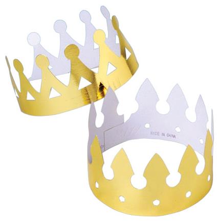 Economical Gold Foil Crowns for Birthday Parties Celebrations and Costume Events