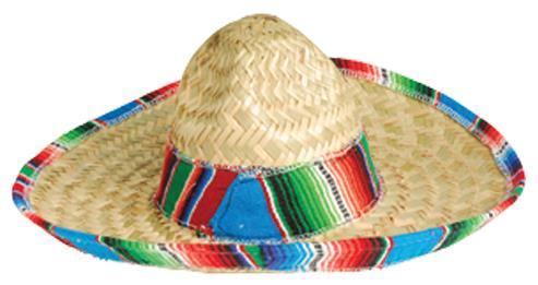 Authentic Child's Mexican Sombrero for Cinco de Mayo Parties and Costume Celebrations