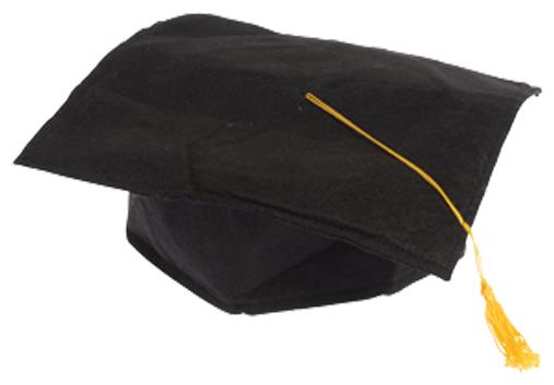 Economical Black Graduation Caps Set of 12 for School Ceremonies and Events