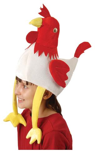 Fun Rooster Hat for Parties Themed Events and Costume Accessories