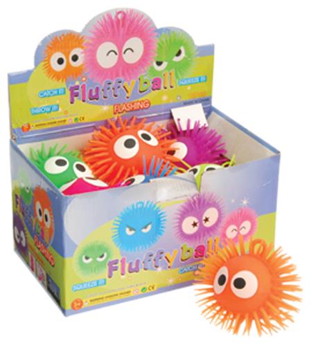 Exciting Flashing Puffer Ball Toys for Goody Bags School Prizes and Carnival Fun