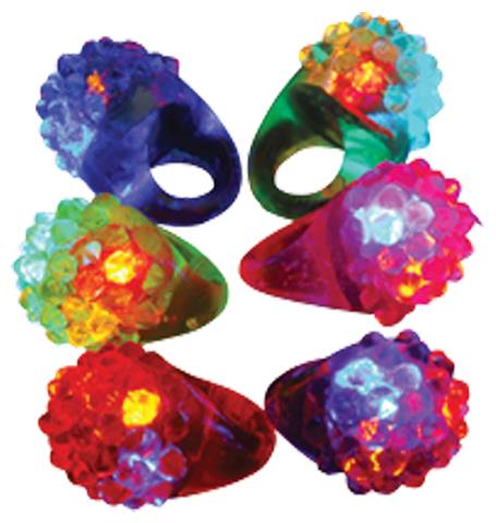 Stylish Flashing Diamond Rings for Nighttime Parties Events and Celebrations