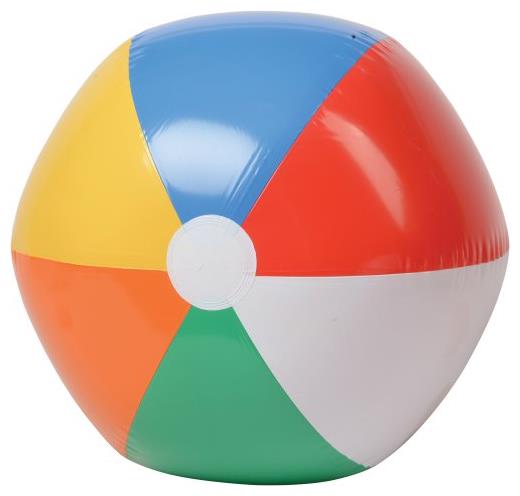 Classic Inflatable Beachball for Pool Parties Fun Games and Backyard Activities