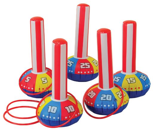 Inflatable Ring Toss Game for Kids Parties Events and Carnival Fun Experiences