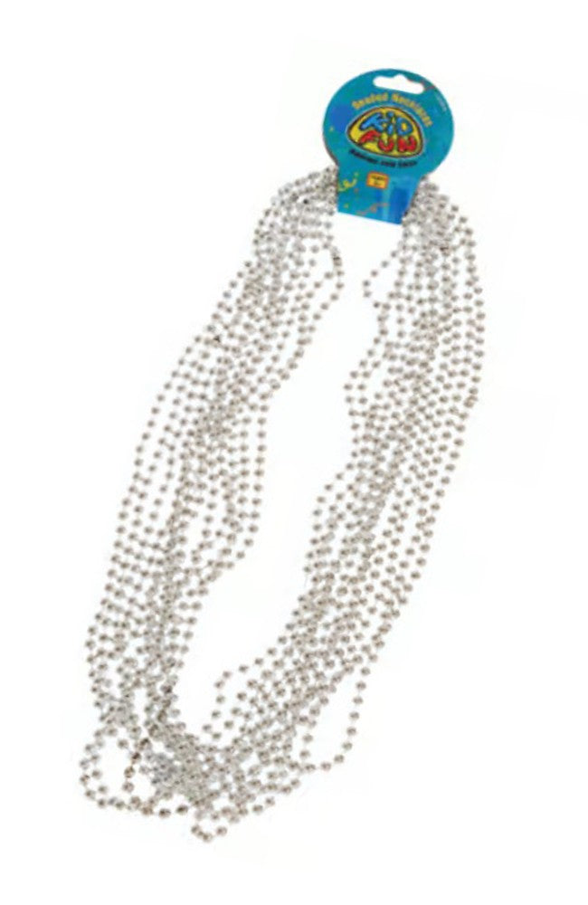 Vibrant Metallic Bead Necklaces for Mardi Gras Celebrations and Team Spirit Events
