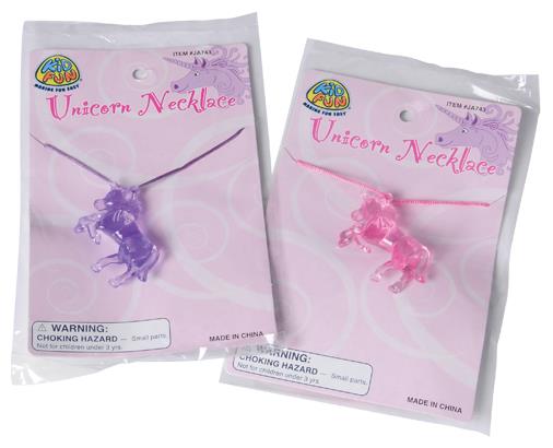 Magical Unicorn Necklaces for Princess Party Favors and Celebrations