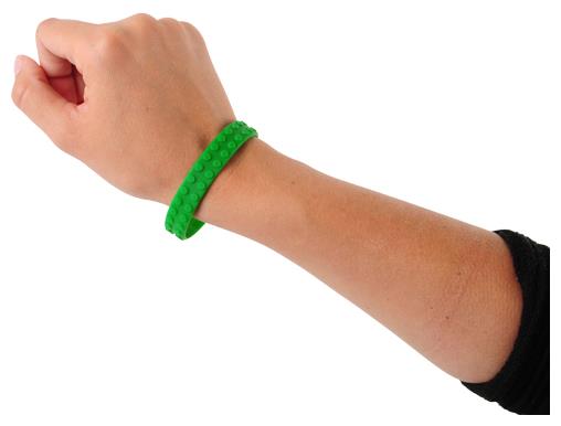 Colorful Block Mania Bracelets for Building Themed Parties and Creative Activities