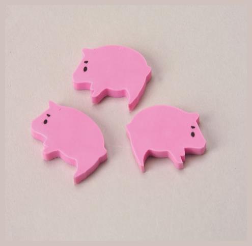Mini Pig Erasers Pack for Classroom Goody Bags and School Carnival Events