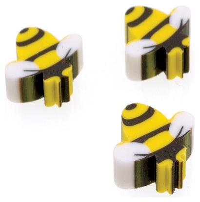 Mini Bumble Bee Erasers for Classroom Goody Bags School Carnivals and Party Favors