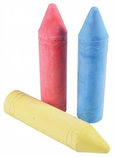 Giant Sidewalk Chalk Set for Creative Outdoor Fun with Kids and Art Projects