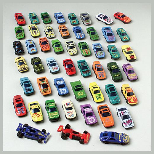 Fun Car Set with 50 Toy Cars for Goody Bags Classroom Rewards and Party Prizes