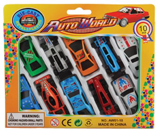 Fun Car Set of 10 Pieces for Party Favors Classroom Rewards and Carnival Prizes