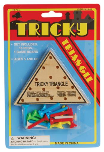 Tricky Triangle Game for Fun Family Game Nights and Road Trips with Kids
