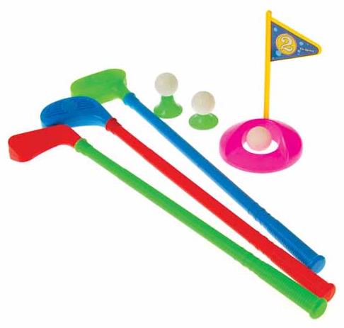 Fun 10-Piece Golf Set for Kids Birthday Parties Outdoor Games and School Events