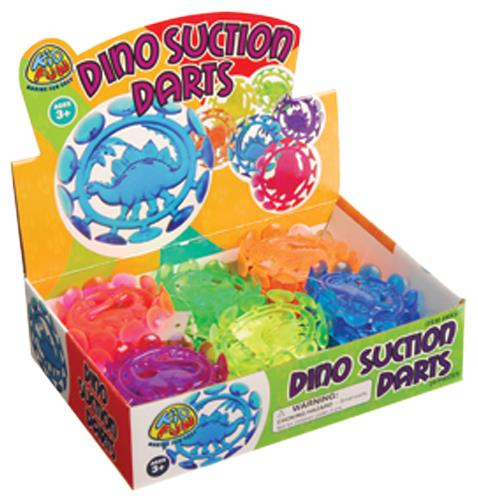 Dino Suction Darts for Birthday Party Goody Bags Carnival Games and Outdoor Events