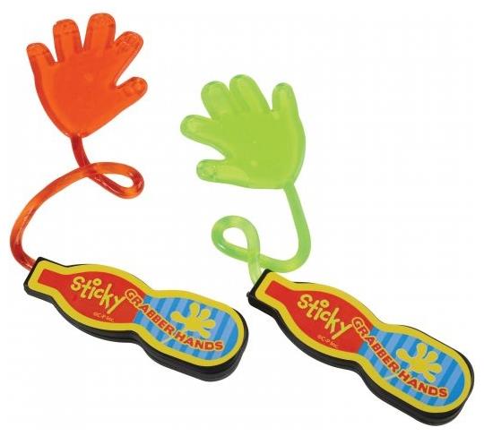 Sticky Grabber Hands for Fun Playtime Games Party Favors and Creative Activities