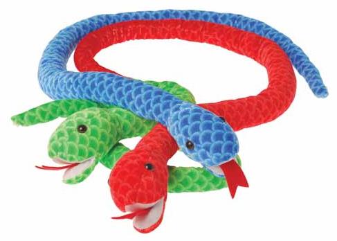 Jumbo Scaly Snakes Plush Toys for Kids Carnival Parties Gifts and Celebrations