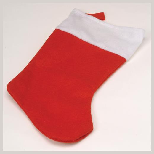 Traditional Felt Christmas Stocking for Holiday Crafts Gifts and Festive Decorations