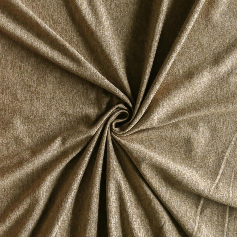 Dry-Flex Ubersoft Poly Lycra Jersey Knit Fabric - Golden Nugget Marl