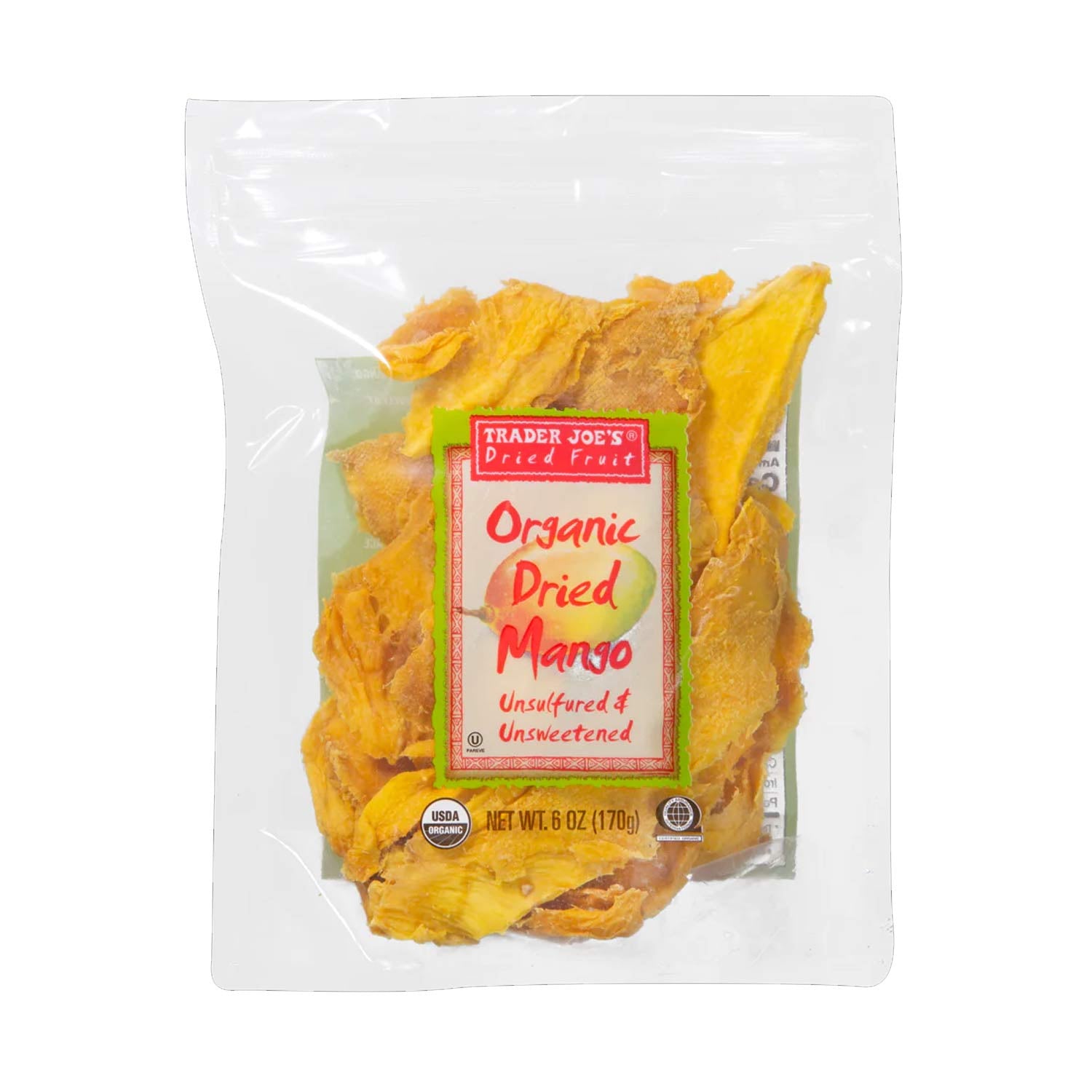 Trader Joe’s Organic Dried Mango 6 Oz