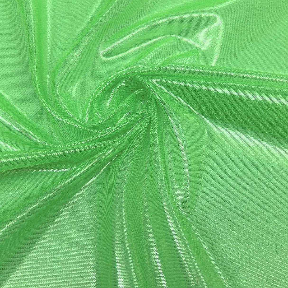 Ultrasheen Foiled Power Mesh Polyester Fabric - All-Over Foil, 4-Way Stretch, 56" Width (1 Yard)