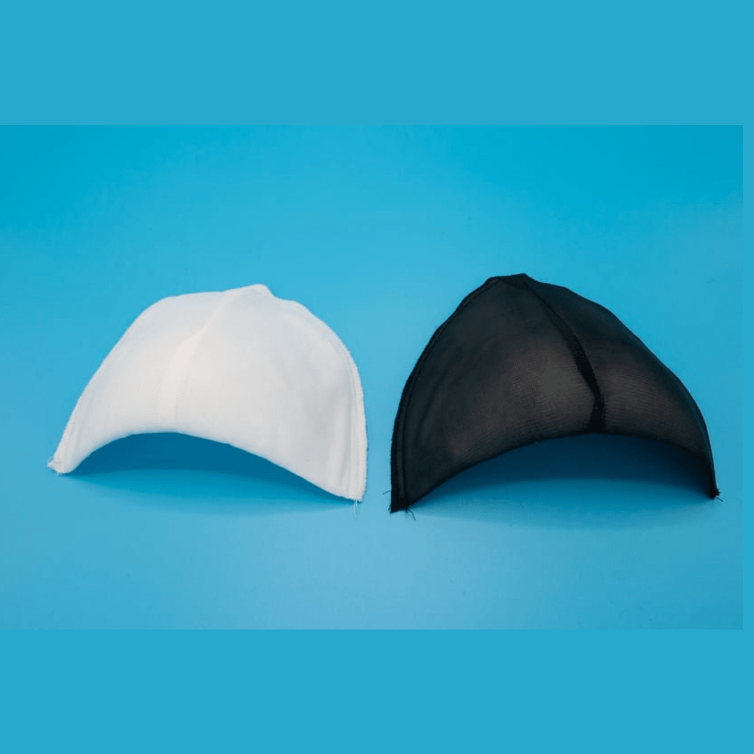 Raglan Tricot Covered Molded Fiber Fabric - Black Or White