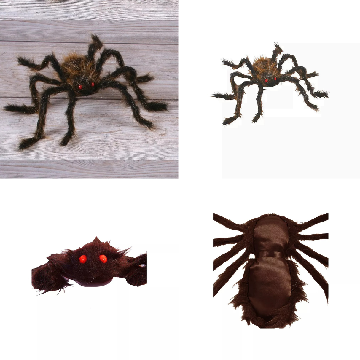 Haunted Living 30-in Posable Hairy Spider Decoration Halloween Prop